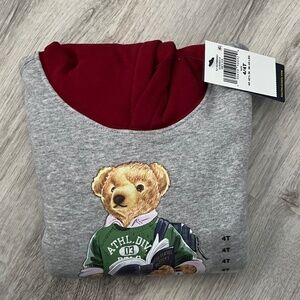 Polo Bear Color-Blocked Fleece Hoodie 4T